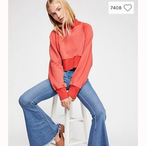 Free People wide leg jeans